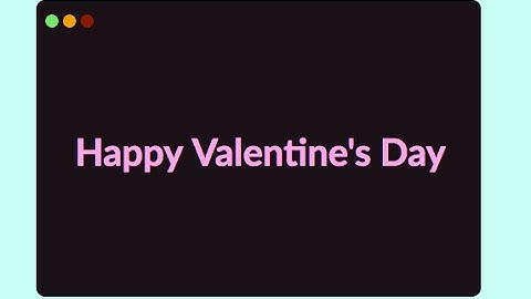 Pure CSS Speed Art | Valetine