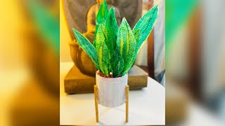 DIY Artificial plants #bestoutofwaste #diy #diyartificialplant #diycrafts #diyfun #art #homedecor 😊