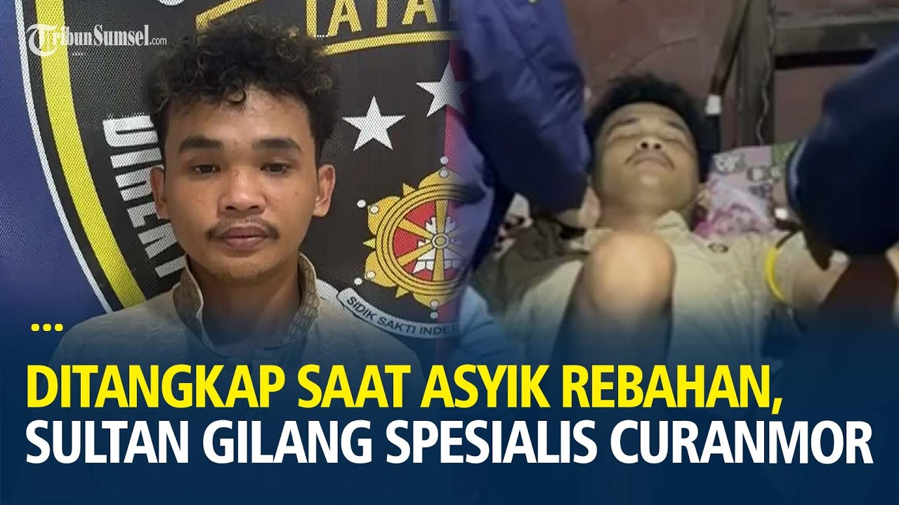 Ditangkap Saat Asyik Rebahan, Akhir Pelarian Sultan Gilang Spesialis Curanmor di 5 TKP