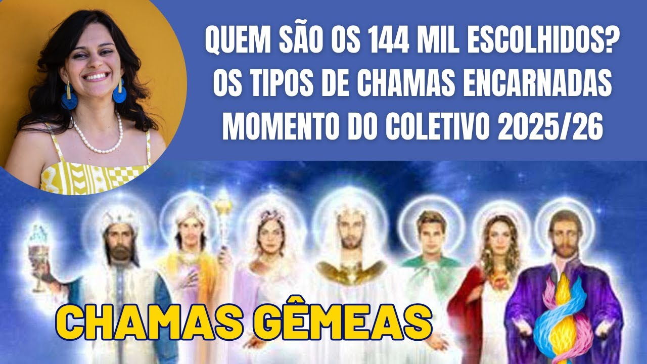 CHAMAS GÊMEAS ☯️ QUEM SÃO OS 144 MIL? 💫 AS FASES DE EVOLUÇÃO DO COLETIVO E O MOMENTO ATUAL