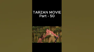 Tarzan Movie (1999) Part-50 #shorts #tarzan #cartoon #viral #shortvideo #kids #disney #movie
