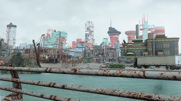 Fallout 4 HD Overhaul + Cyberpunk 2077 Inspired Visuals - Modded Gameplay