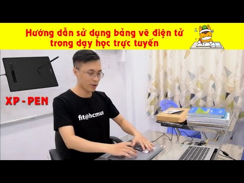 Hướng dẫn cài đặt driver và sử dụng bảng vẽ điện tử trong dạy học trực tuyến (xp-pen)