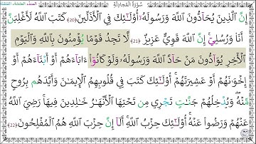 سورة المجادلة (20 - 22) يوسف تولتش