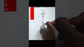 how to draw arrow |simple arrow drawing |#drawing |#artist |#youtubeshorts |#sakshi |#short