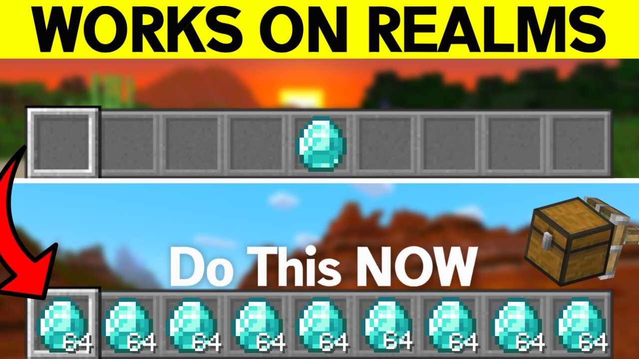 The BEST Bedrock SERVER & REALMS DUPE GLITCH in Minecraft 1.19+ - YouTube