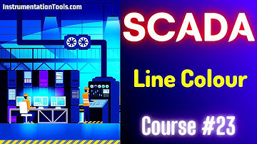 SCADA Tutorial 23 - Line Colour | Fill Line | SCADA Design Basics