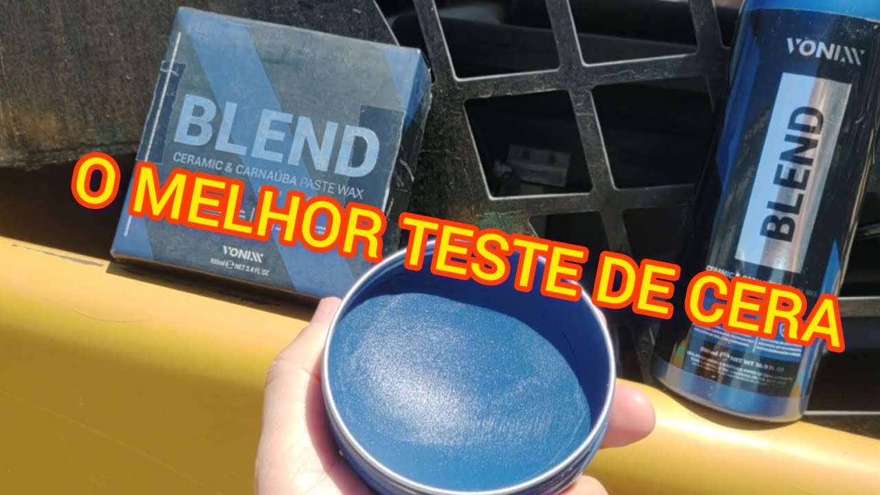 TESTE CERA AUTOMOTIVA BLEND PINTURA ANTIGA QUEIMADA MELHOR CERA PRA ...