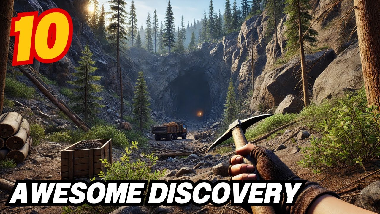 Я нашёл пещеру… и ферму, полную скота! | Vein | Часть 10