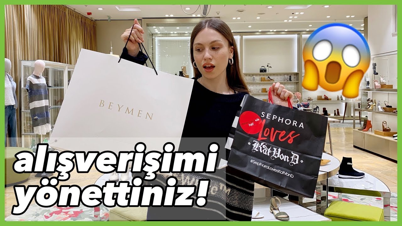 BANA KAÇ BİN TL HARCATTINIZ! 😬 | TAKİPÇİLERİM ALIŞVERİŞİMİ YÖNETTİ