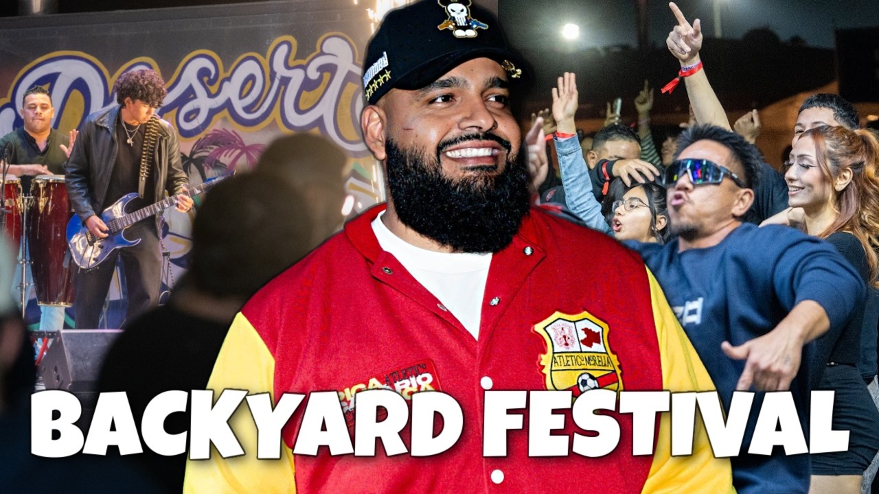 Я устроил музыкальный фестиваль у себя на заднем дворе.