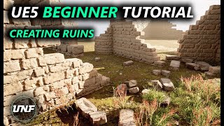 Unreal Engine 5 Environment Tutorial for Beginners - Creating Castle Ruins