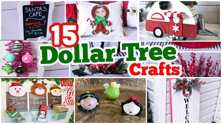 15 Dollar Tree DIY Christmas Decor Crafts and Ideas