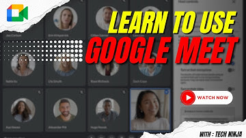 How To Use Google Meet | Beginners Exclusive (2024)