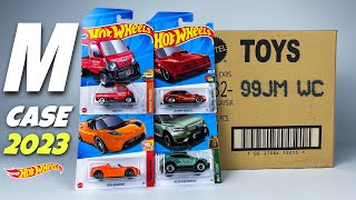 Unboxing Hot Wheels 2023 - M case!