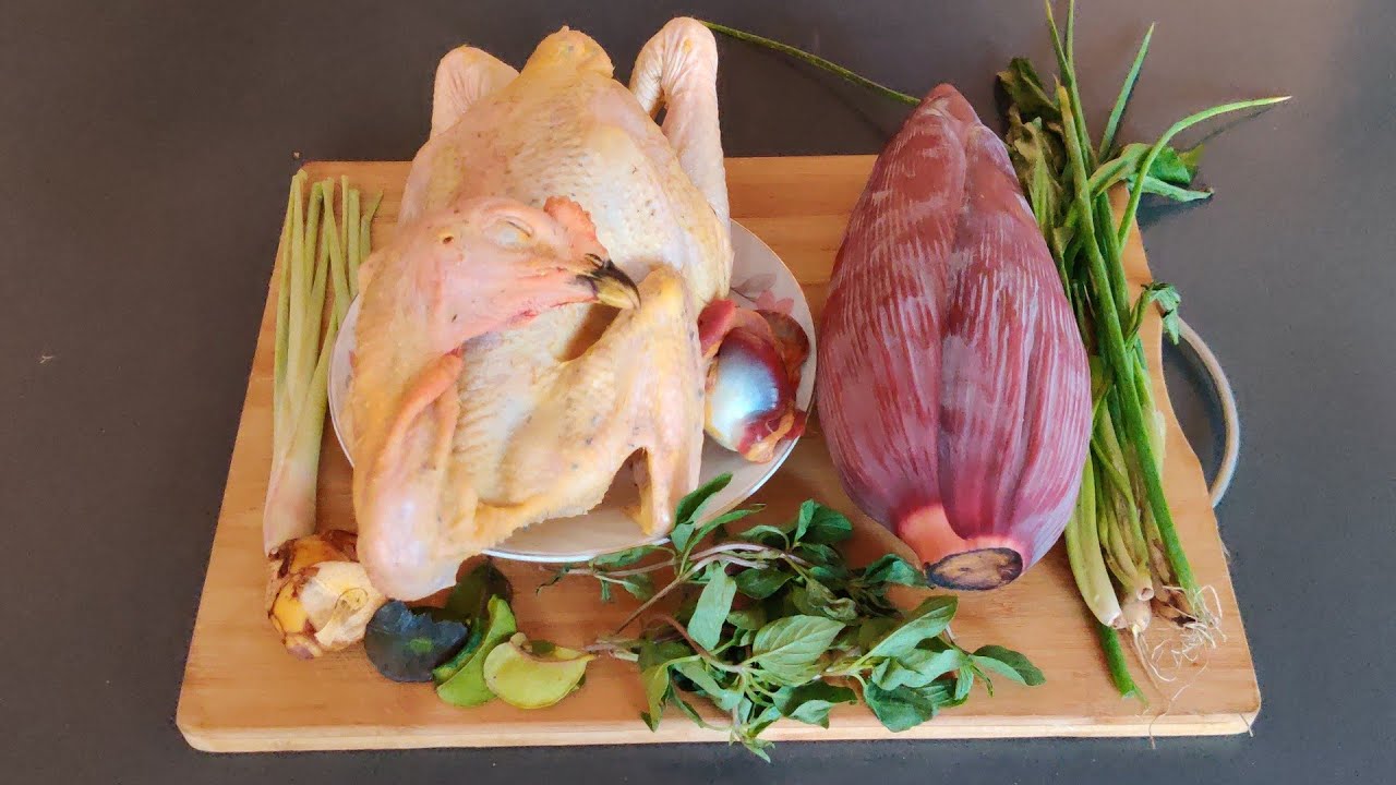 BANANA Flower Soup with Chicken Recipe Hark's Kitchen YouTube