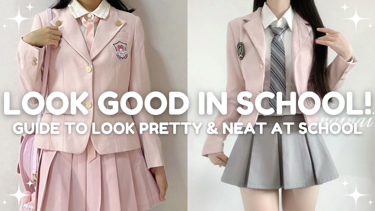 How To Look Good In School WITHOUT Makeup! 🤍🌷 || tips to look neat in school