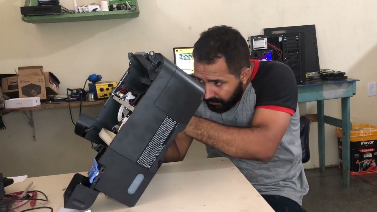 Impressora nao pucha papel EPSON L3110/3150  (RESOLVIDO)