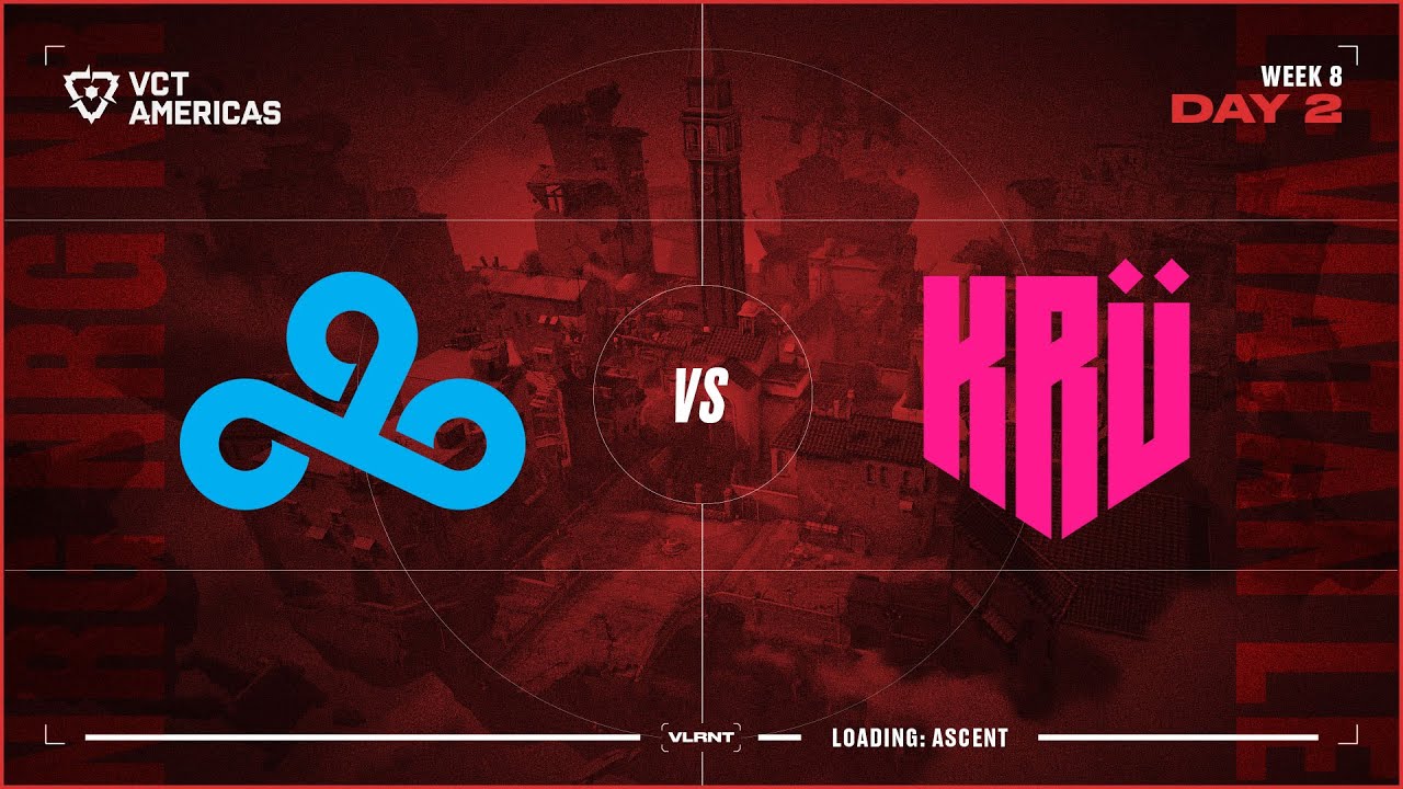 C9 vs KRU - VCT Americas Stage 1 - W8D2 - Map 3
