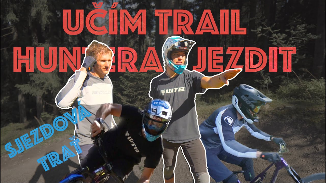 UČÍM TRAIL HUNTERA JEZDIT NA KOLE – Jak se popral se sjezdovou tratí?