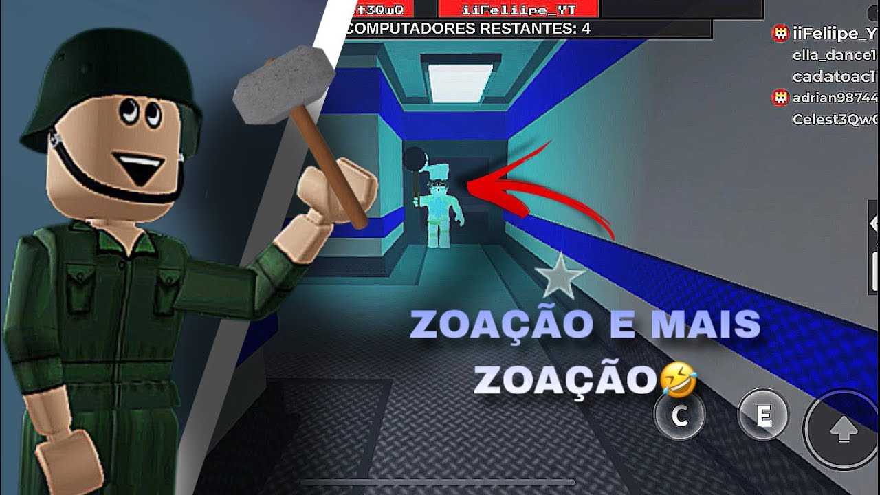 ZOAÇÃO E MAIS ZOAÇÃO!! no (FLEE THE FACILITY, marretao!)