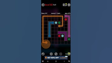 Flow Free 9x9 Level 80 #flowfree #level80 #8x8 #6x6 #7x7 #8x8 #mania #9x9 #10x10