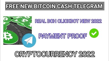 BIG BITCOIN CASH NEWS 🔴 Telegram Bot || FAUCETPAY