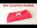 How to Make a Clutch Purse // SEW or No-SEW DIY Clutch Purse