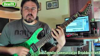 Led Zeppelin - Communication Breakdown Part 2 (Chorus) Guitar Lesson