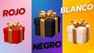 Elige 1 Regalo  de 3 ¡Desafío de 3 cajas de regalo! Choose your gift