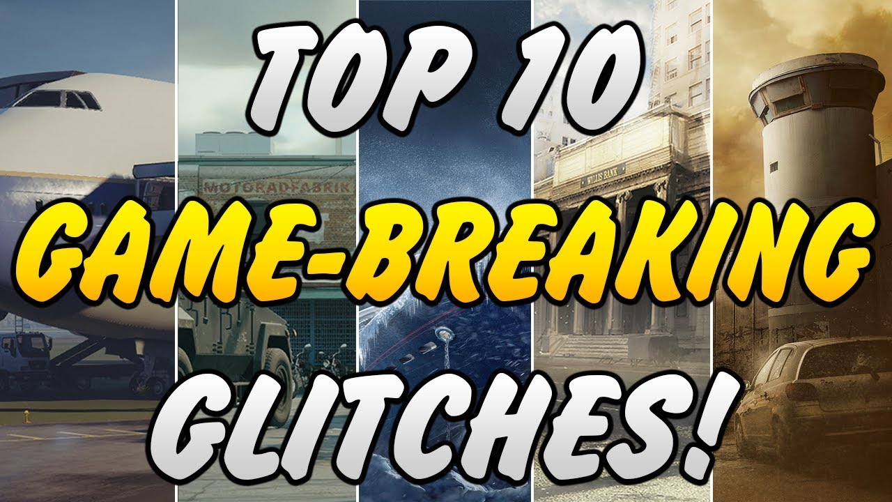Top 10 GAME-BREAKING Glitches!!! FT God Mode | Rainbow Six Siege