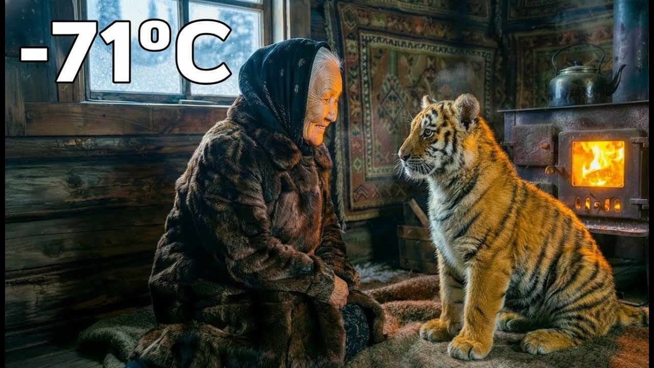 She Saved a Freezing Tiger Cub... Then Something Incredible Happened at Her Door ❄️🐅