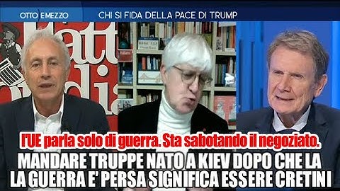Ucraina, Travaglio e Caracciolo vs l'Europa: Sta sabotando il negoziato, è il suo unico scopo.