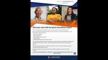 Share your voice with the Speech Accessibility Project!