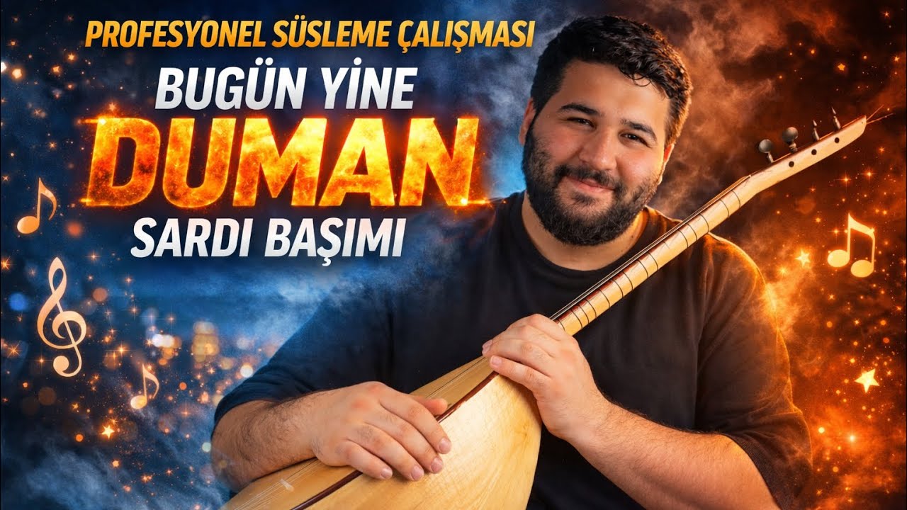 DAĞLAR DAĞLAR (BUGÜN YİNE DUMAN SARDI BAŞIMI) - Profesyonel Süsleme Çalışması SOLFEJ