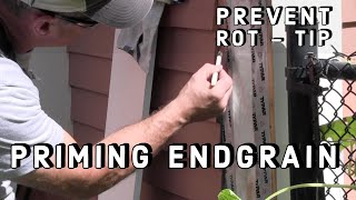 Priming Endgrain - Preventing Wood Rot