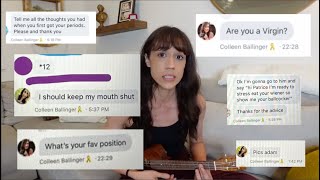 colleen ballinger apology next to the receipts