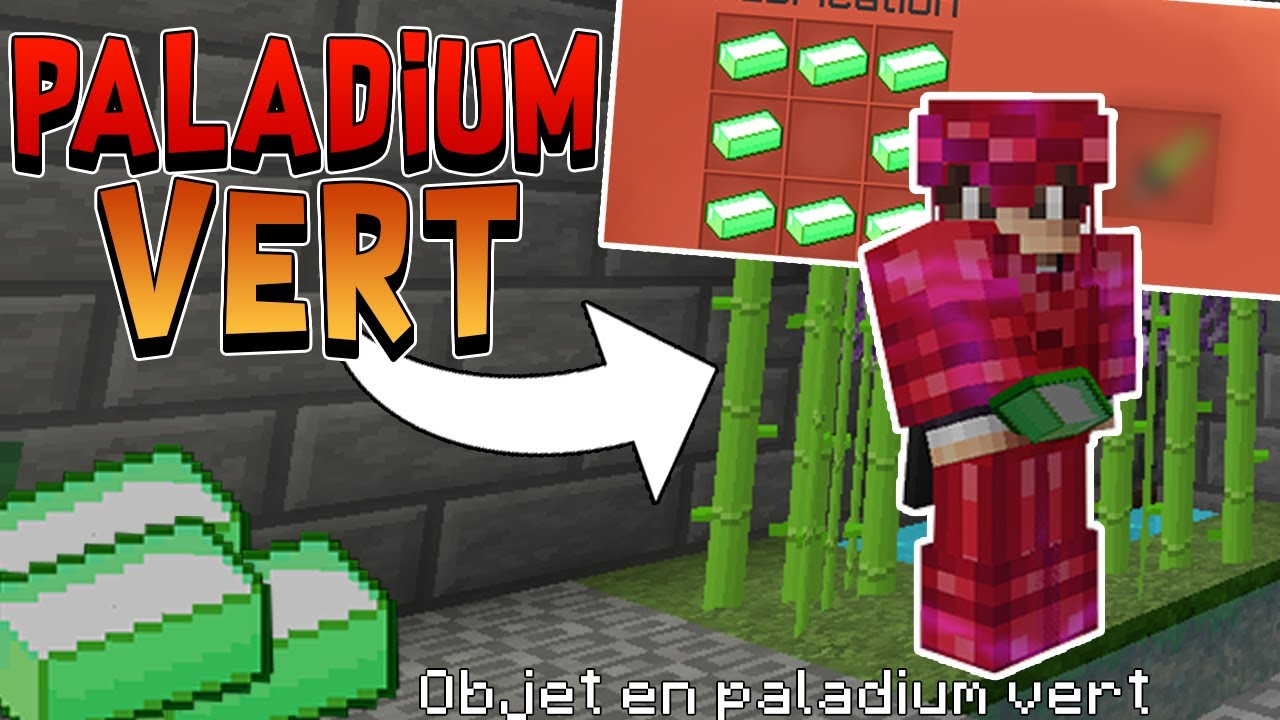 JE CRAFT MON PREMIER ITEM EN PALADIUM VERT ! Paladium V6.6 - YouTube