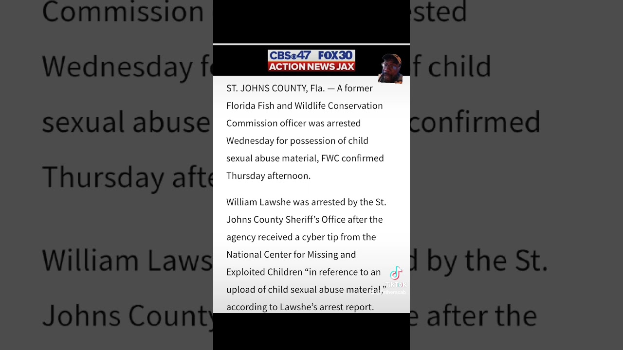 ⁣Florida Conservation Officer busted for heinous crimes. #florida