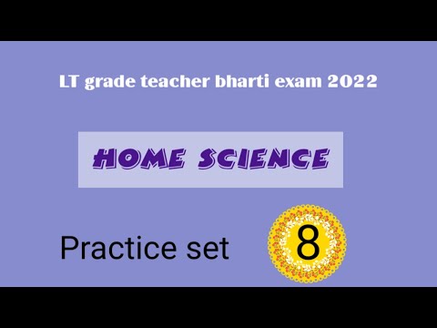 Home Science Practice set 8