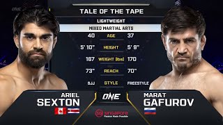 Ariel Sexton vs. Marat Gafurov | ONE Championship Full Fight