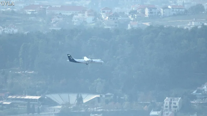 Olympic Air ATR 72 landing Ioannina Airport