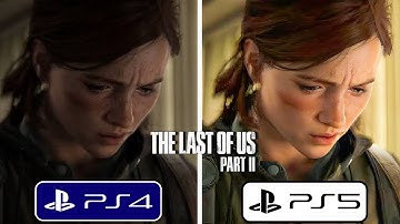 The Last of Us Part 2 Remastered PS5 vs PS4 Graphics Comparison
