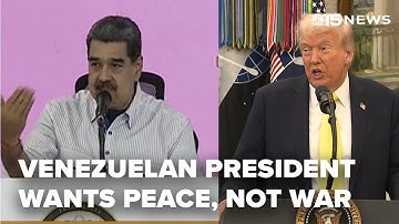 President Trump spreekt over zijn besluit om de CIA toestemming te geven om in Venezuela te opereren