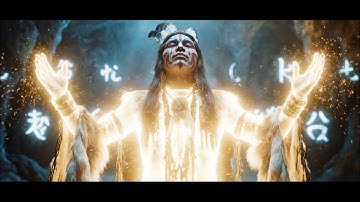 Shamanic Drum Trance • Percussive Trance Flow for Dance, Focus & Ritual - VEO3 Video (128 BPM)