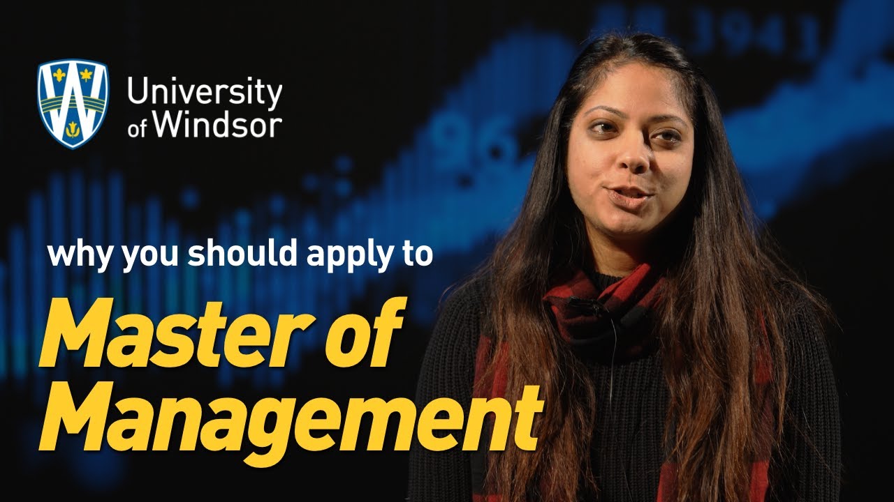 Master of Management (MM) @ UWindsor
