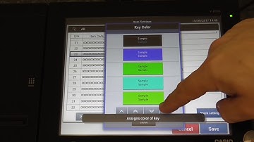 Casio VR 200 New product item setting up and editing price change Pos System