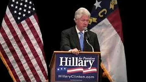 Bill Clinton in Cary, NC