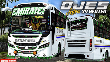 Bussid New Ojes Astra EMIRATES LIMITED EDITION Bus Mod Bus Simulator Indonesia
