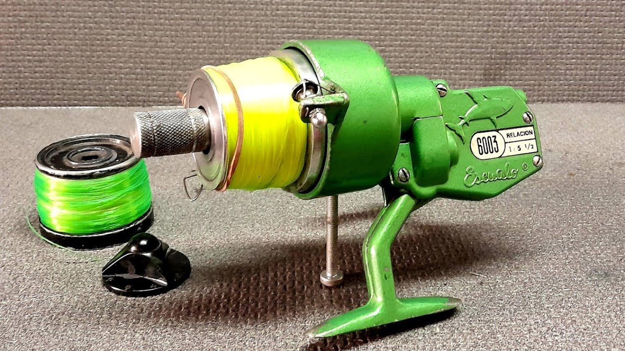 Reel Escualo Reparación y Despiece completo